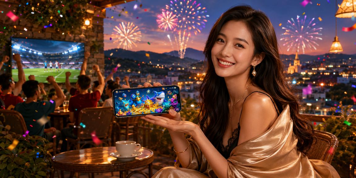 Người chơi tại Đà Lạt thưởng thức cà phê và trải nghiệm bắn cá trực tuyến trên điện thoại