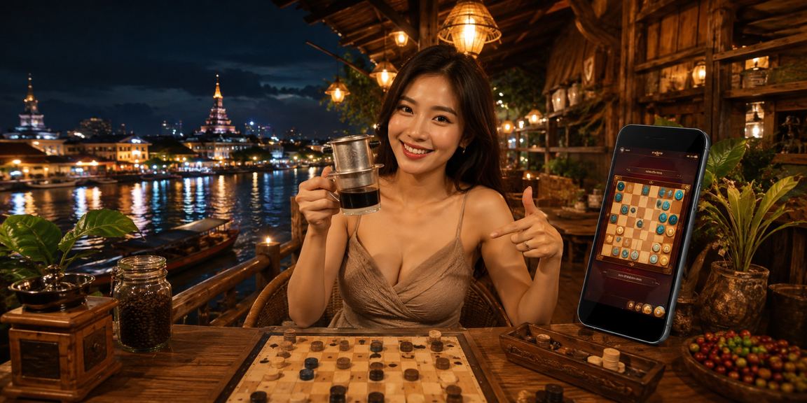 Người dùng tải ứng dụng vtv360 và chơi game bài tại miền Tây